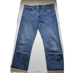 Rag Bone Slim Fit Jeans Mens 38x32 Blue Denim Zipper Fly Embroidered Pockets